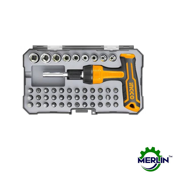 INGCO 47pcs T-Handle Wrench and Screwdriver Set